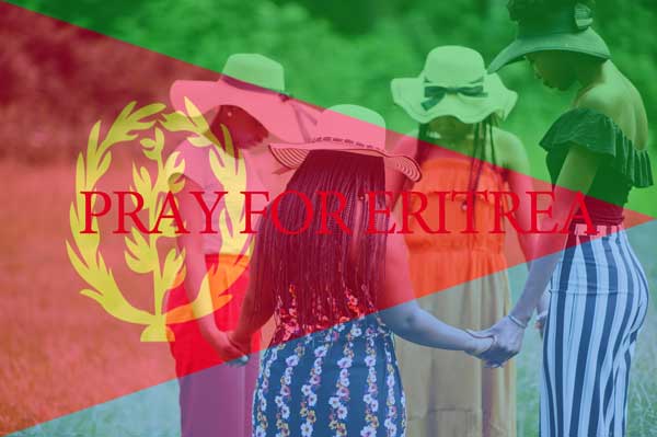 Pray for eritrea flag